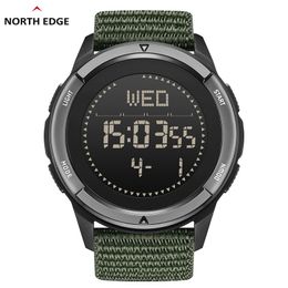 North Edge ALPS Waterproof carbon fiber case Outdoor Watch Multifunctional Sports Meter Compass watch light weight