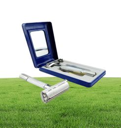 Mens Razors Classic Butterfly Double Edge Safety Razor Shaver Kit for Men Women Blade8160733