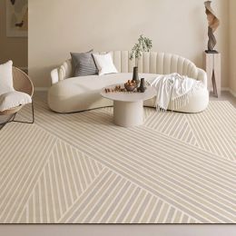 Modern Light Luxury Bedroom Decor Carpet Abstract Lines Carpets for Living Room Large Area Cloakroom Rug HomeThickened Floor Mat