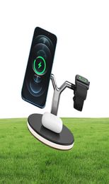 Magnetic Charging Bracket Y Shape Wireless Charger ThreeInOne For Mobile Phone Watch 25w Fast Charge Epacket4975033