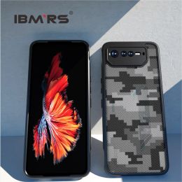 IBMRS for Asus ROG Phone 6/6Pro/6D Case, Camouflage Hard Back Heavy Duty Shockproof Advanced Protective Bumper Protective Cover