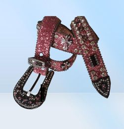 2022 Designer BeltSimon Belts for Men Women Shiny diamond belt pink cintura uomo boosluxurygoods1993171