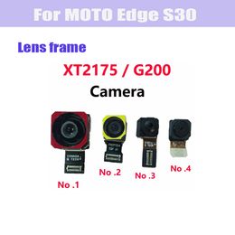 100% Original Front Facing Rear Main Camera For Motorola MOTO Edge S30 XT2175-2 Front Back Big Camera Module Part For Moto G200