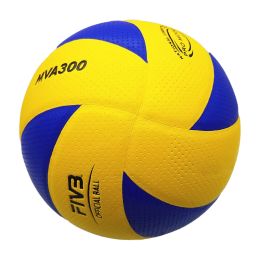 Volleyball Professionals Size 5 Volleyball Soft Touch PU Ball Indoor Outdoor Sport Gym Game Training Accessories for Adult Children Mva300