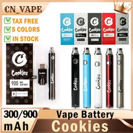 Bateria de lítio de 350mAh 900mAh biscoitos de lítio Slim Twist Battery 3.3V-4.8V Tensão ajustável CARREGOR USB Pré-aquecimento 510 Frea Vape