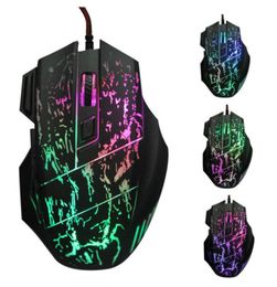 Original Gaming mouse 5500DPI 7 Buttons LED Backlight Optical USB Wired Mouse Gamer Mice Laptop PC Computer Mouses Gaming Mice for1882043