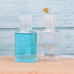 wholesale 30ml 60ml Clear Plastic Bottle PET Refillable Empty Travel Container Cosmetic Bottles with Flip Cap for Shampoo Liquid Lotion ZZ