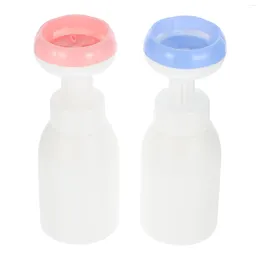 Liquid Soap Dispenser 2 Pcs Flower Foam Bottle Empty Cosmetics Kids Bubble Making Foaming Maker Travel Pet Material Child