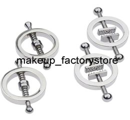 Massage 1 Pair Metal Nipple Clamps Breast Clips Nipple Stimulator Erotic Toys Sex Slave Restraints Adult Games Sex Toys For Women 3016764