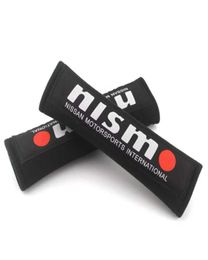 2 x NISMO JDM Style Cotton Auto Seat Belt Cover Shoulder Strap Pads for 180SX 240SX 350Z 370Z G35 G37 GTR Silvia Skyline7676503