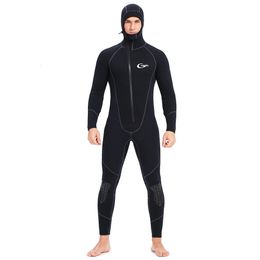 YONSUB Wetsuit 5mm m 15mm 7mm Scuba Diving Suit Men Neoprene Underwater Hunting Surfing Front Zipper Spearfishing 240407