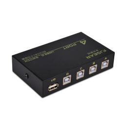 Hubs 4 Port USB 2.0 Share Switch High Quality Switcher Selector Box Hub For PC Scanner Printer FJ1A4B