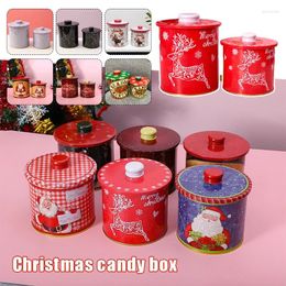 Storage Bottles Christmas 2Pcs Candy Box Household Sealed Jar Festival Holiday Gift Packing