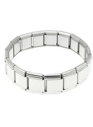 Italian Link Stainls Steel Modular Bracelets 18pcs Links Italian Charm Bracelet19158812456