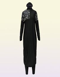 Hijabs Arrival Stylish Muslim Swimwear 3 Piece Long Robe Swimming Suit Muslimah Swimsuit Islamic 2209239151857