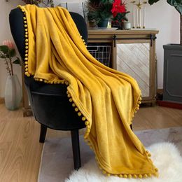 Blankets Coral Velvet Sofa Office Nap Cover Wholesale Double-sided Flannel Thickened Thermal Insulation Customized Blanket