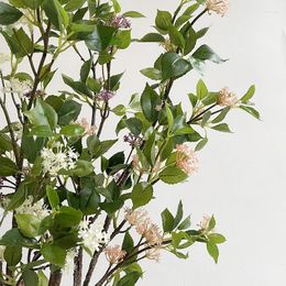Decorative Flowers Artificial Plants Beautiful Osmanthus Fragrans Home Garden Decorate