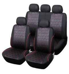 9pcsset Car Seat Cover sets Universal Fit detachable headrests only 5 seat SUV sedans frontback seat elastic breathable fashion4862180