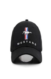 Wide Brim Hats 2021 Black Baseball Cap Sports Racing Car Men039s Sunglasses Moto MUSTANG Moto Motorcycle 3D Embroidery8450811