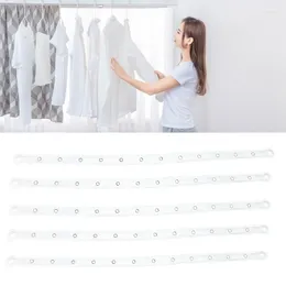 Hangers 5Pcs Pants Rack Connexion Bar Space Saving Displays Stable Connectors Efficient Closet Tool For Organising Garments