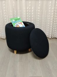 Chair Covers Corn Velvet Thickened Elastic Circular Split Stool Cover Detachable Sofa Dustproof And Wear-resistant