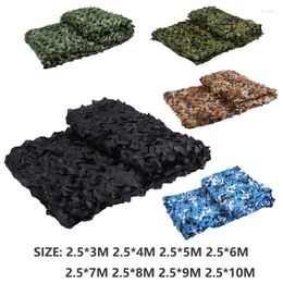 Tents And Shelters Double Layer Black Reinforced Hunting Camouflage Nets Military Army Garden Shade Hiding Mesh Camo Netting