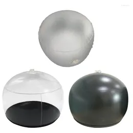 Jewelry Pouches M2EA Versatile Inflatable Hat Rack Portable PVC Display Stand Baseball Caps Support Holder Transparent Modeling