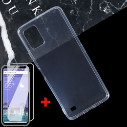 2 in 1 Tempered Glass For Oukitel WP27 Case Silicone Bumper Shell Soft TPU Transparent Phone Case For Oukitel WP27 Glass Cover