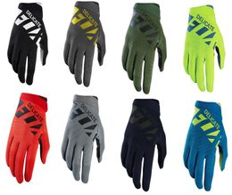 DELICATE FOX 2020 360 Raner Racing Black Gloves MTB BMX Bicycle Cycling Motocross MX DH Downhill Dirt Bike Gloves7270011