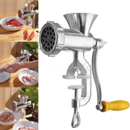1/2PCS Handheld Manual Meat Grinder Sausage Stuffer Food Processor Chopper Filler Pasta Maker Kitchen Cooking Tools Kitchen