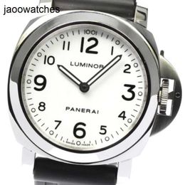 Panerais Watch Mens Watches Panerais Luminol Base Pam00114 White Dial Manually Wound Mens Wristwatch_785018