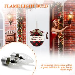 E14 Flame Bulb Led Simulated Flame Bulbs 9W AC85-265V Luces Home Electronic Accessories Lamp Flame Light Effect Bulbs Lampada