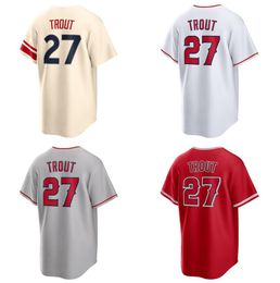 stitched Baseball Jerseys Mike Trout Drury home away jersey men women Youth