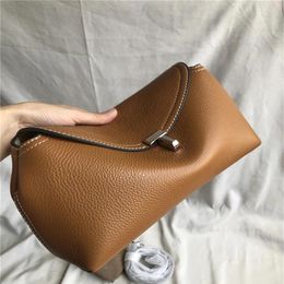 Evening Bags Genuine Leather 2024 Premium Textured Handbags Women's Items Versatile Wallets And