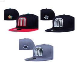 Whole Mix Order Mexico All ms Men039s Fitted Baseball Hats Caps Snapback 7565086