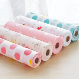 1 Roll Table Drawer Mat Kitchen Gadgets Shelf Liner Contact Paper Waterproof Drawer Paper PET Anti-oil Table Desk Decoration