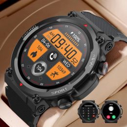 Watches Outdoor Sports Smart Watch For Men Bluetooth Call Smartwatch Fitness Tracker Long Battery Life Wristwatch For Android IOS