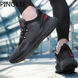Athletic Shoes Pingkee mens sports shoes Trail Running mens sports shoes Men Shoes Mesh Upper Fitness unisex sports shoes Fashion Comfort Footwear C240412