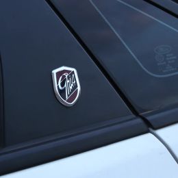 2pcs/set Car Sticker Emblems GHIA Side Marked Shield Logo Stickers For Ford Focus 2 3 4 Fiesta Ecosport Kuga Edge Explorer
