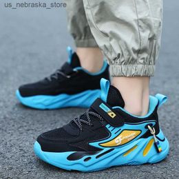 Sneakers New 2024 Mesh Breathable Running Sports Shoes Kids Girls Size 26-34 Children for Boys Flat Casual Basketball Q240412