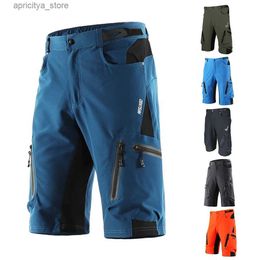 Cycling Shorts Baggy Shorts Cycling Biking Pants Breathab Sports Loose Fit Shorts Outdoor Casual Cycling Clothes with Zippered Pockets L48