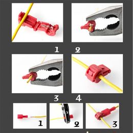 18/30Pcs T-Tap Connector Quick Electrical Cable Connector Snap Splice Lock Wire Terminal Waterproof Crimp Wire Terminal