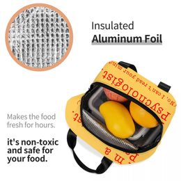 I'm A Psychologist No I Can't Read Your Mind Lunch Bag Psychologist Thermal Cooler Insulated Lunch Box For Womne Kids Food Bags