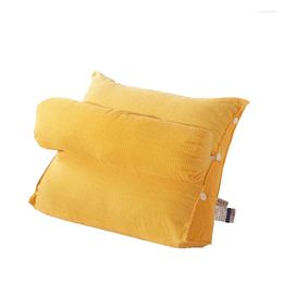 Pillow Simple Solid Colour Floor Backrest Support Waist Chair Pad Soft Tatami Mattress Lounger Reading Lumbar Home Decor