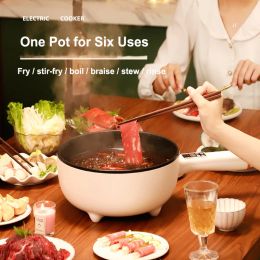 Pots 6 in 1 Double Layer Multifunction Cooking Pot 3L Large Capacity Nonstick Pot Household Rice Cooker Portable Hot Pot Cooking