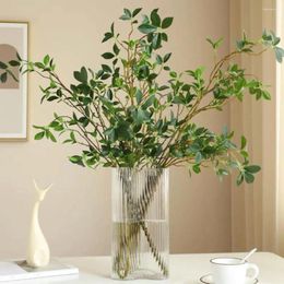 Decorative Flowers Artificial Branch Increase Vitality Simulation Plant Not Withered Living Room Decoration Camellia Leaf