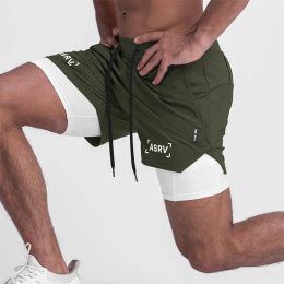 Pants Fitness Shorts Tennis Basketball Football Sportswear Bodybuilding Jogging Running Workout Short Pants 2 In 1 Training Gym Shorts