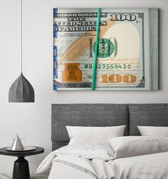 Dollar Money Poster Inspirational Canvas Art Canvas Paintings Wall Art Pictures for Living Room Home Decor No Frame5255592