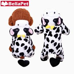 Dog Apparel Designer Clothes For Small Medium Dogs Puppy Cute Cow Shape Costume Clothing Pet Supplies Accessories