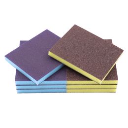 5Pcs High Quality Polishing Sanding Sponge Block Pad Set Sandpaper Assorted Grit Abrasive Tools Sandpaper Sanding Discs